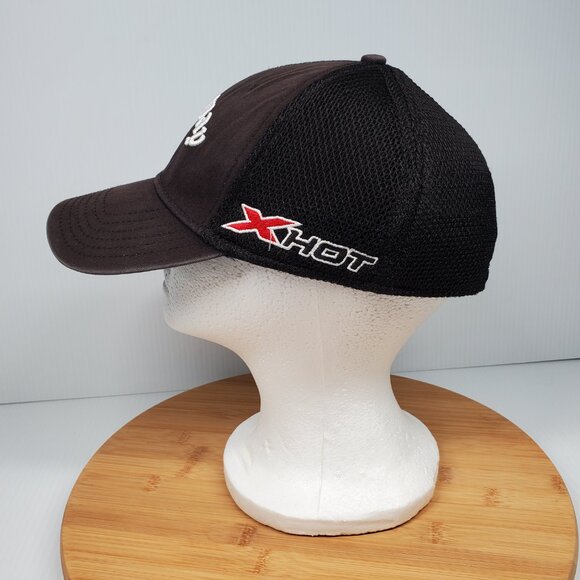 Callaway Golf Hat S/M Black Odyssey X HOT Tour Fitted Cap Promo Stretch Fit - Picture 2 of 10